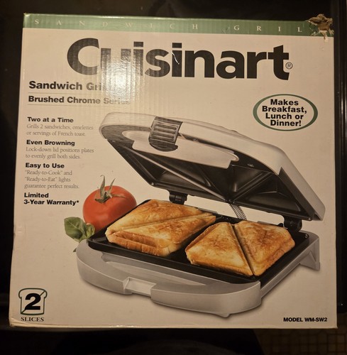 Nib cuisinart sandwich maker - cuisinart,