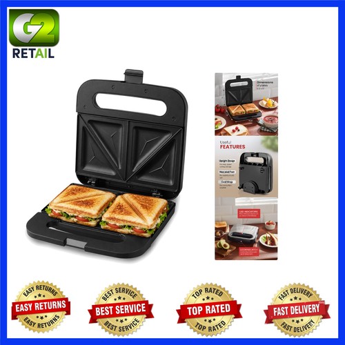 Stainless steel slice panini - steel, 2-slice